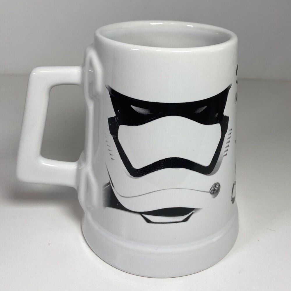 Star Wars Stormtrooper Coffee Mug Lucasfilm White/Black Ceramic 16oz - Picture 4 of 12